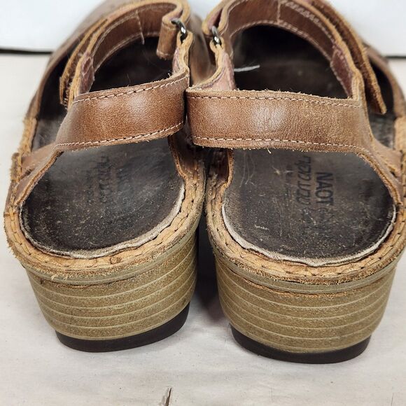 Naot Shoes Womens Size 39 Mary Jane Strap Comfort Wedge Sandals - Picture 4 of 9